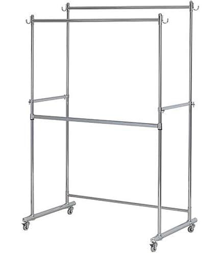 ベルメゾン 伸縮頑丈ダブルハンガーラック ◆ 大 伸縮頑丈ダブルハンガーラック（押入れ/クローゼット収納）｜通販の